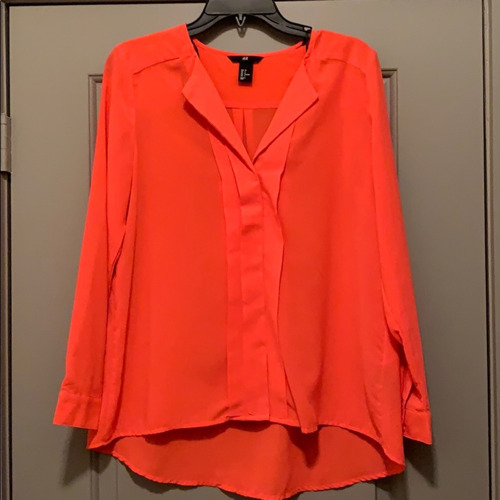 Neon Pink/Coral Top